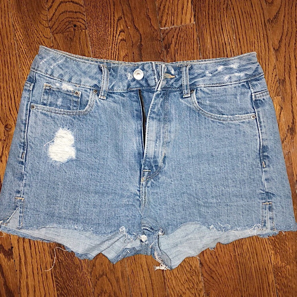 High Waisted Denim Shorts